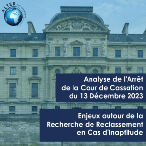 Recherche de Reclassement en Cas d'Inaptitude